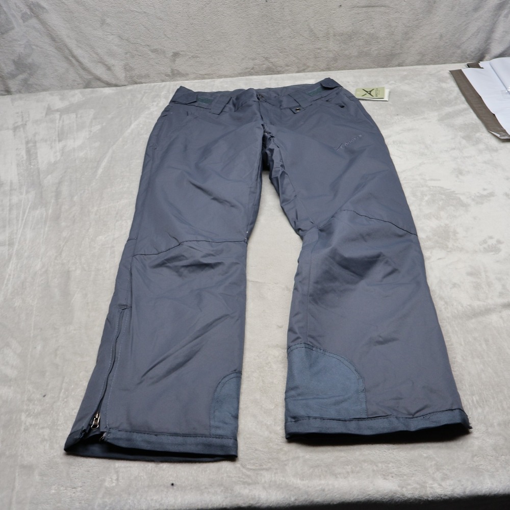 Arctix Snow Pants Women Large 12-14 Gray Insulated Winter Performance 34x31 NEW